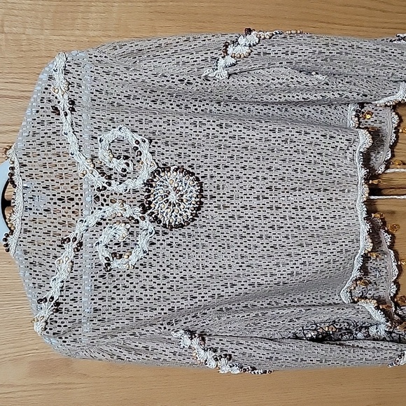 Sandy Starkman beaded boho jacket - Picture 6 of 10